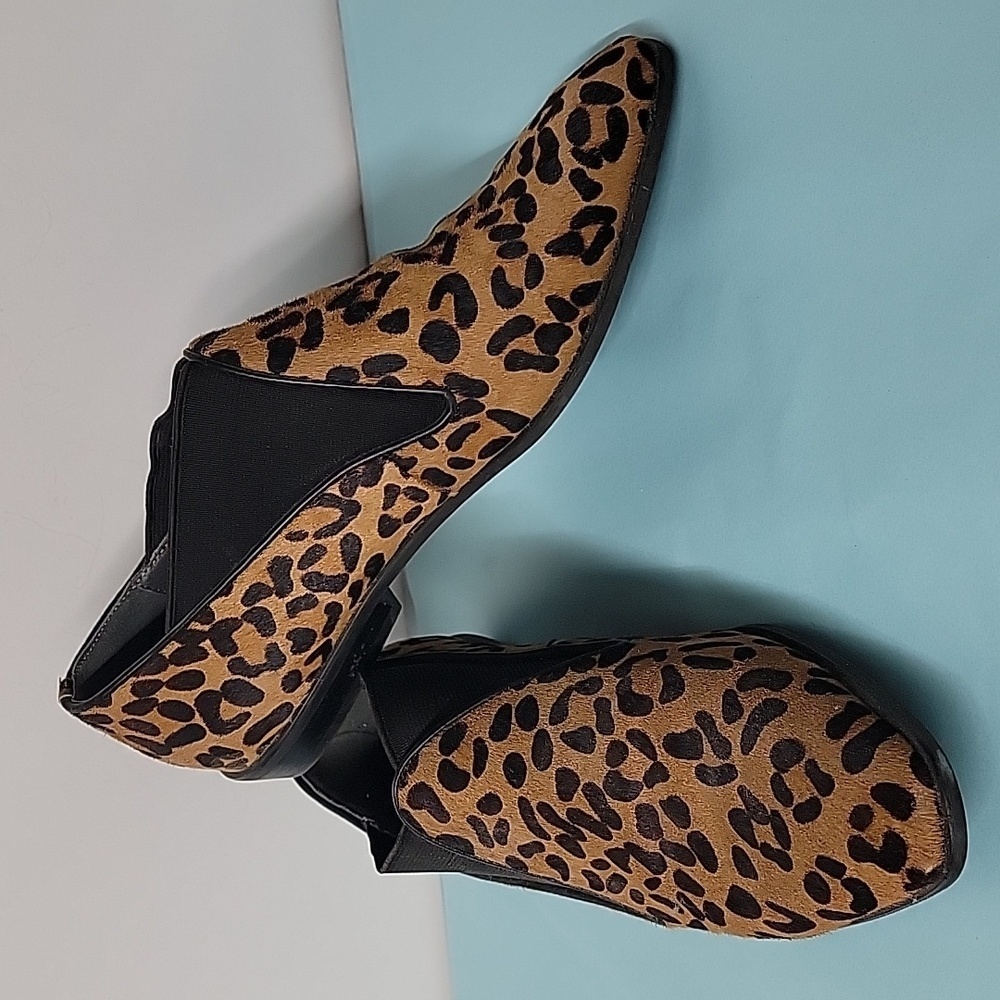 Jeffrey Campbell 'Teryn F' Animal Leopard Print Loafer Shoes Size 9